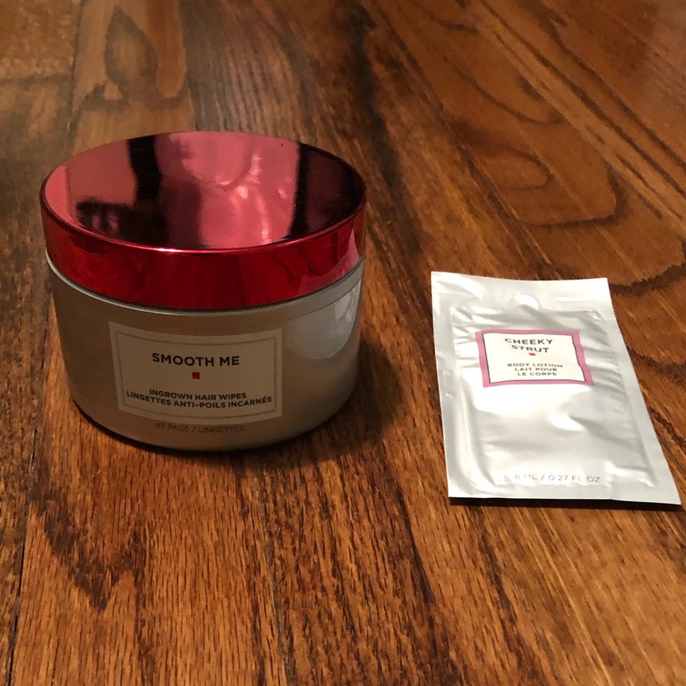 NWT Smooth Me Ingrown Hair Wipes & Trial Lotion